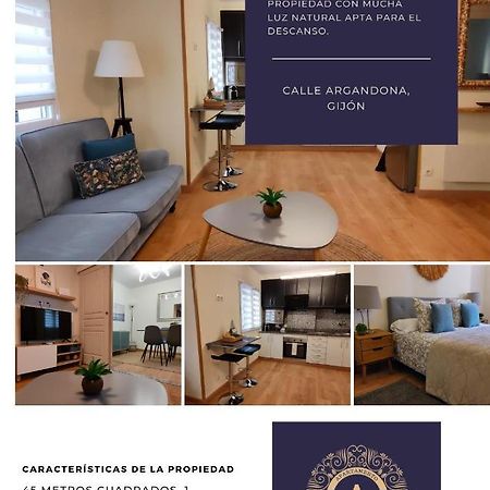 La Llariega De Argandona- Parking Privado Gratuito Appartement Gijón Buitenkant foto