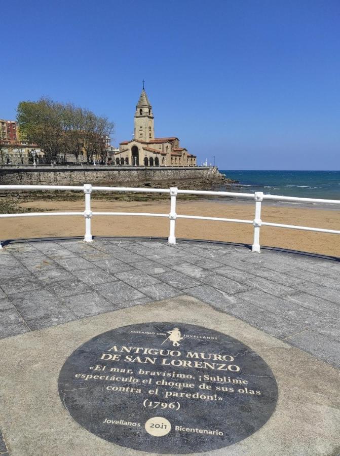 La Llariega De Argandona- Parking Privado Gratuito Appartement Gijón Buitenkant foto